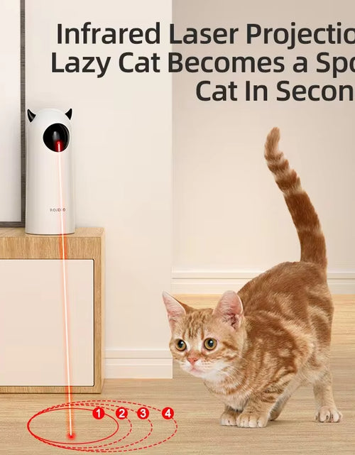 Load image into Gallery viewer, Automatic Cat Toys Interactive Smart Teasing Pet LED Laser Indoor Cat Toy Accessories Handheld Electronic Cat Toy for Dog