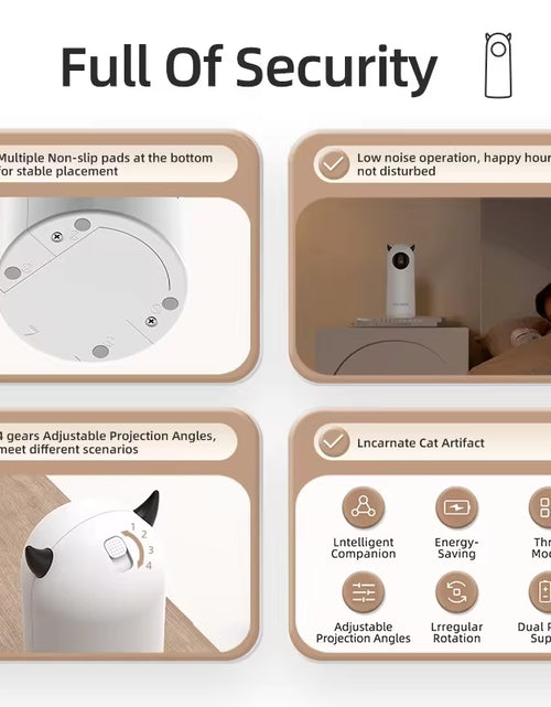 Load image into Gallery viewer, Automatic Cat Toys Interactive Smart Teasing Pet LED Laser Indoor Cat Toy Accessories Handheld Electronic Cat Toy for Dog