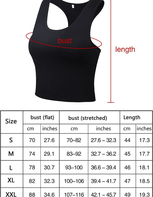 Load image into Gallery viewer, 4 Pieces Basic Workout Crop Tank Tops Sleeveless Racerback Sport Tank Top for Women Yoga Running