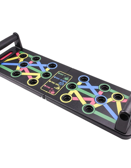 Load image into Gallery viewer, Folding Push-Up Board Chest Expansion Adult Multi-Mode Adjustable with Chest Abdomen Back Partition Core Muscle Exerciser
