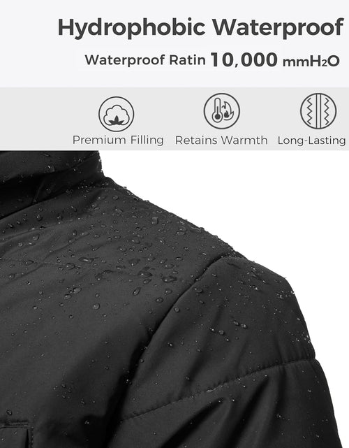 Load image into Gallery viewer, Men'S Thicken Puffer Jacket Insulated Water-Resistant Warm Winter Coat with Hood