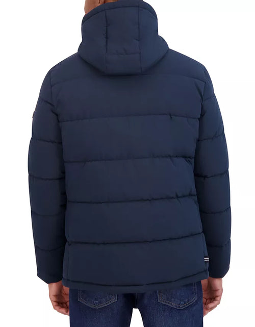 Load image into Gallery viewer, Men'S Quilted Hooded Puffer Jacket