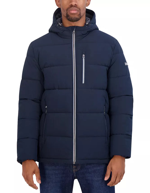Load image into Gallery viewer, Men'S Quilted Hooded Puffer Jacket