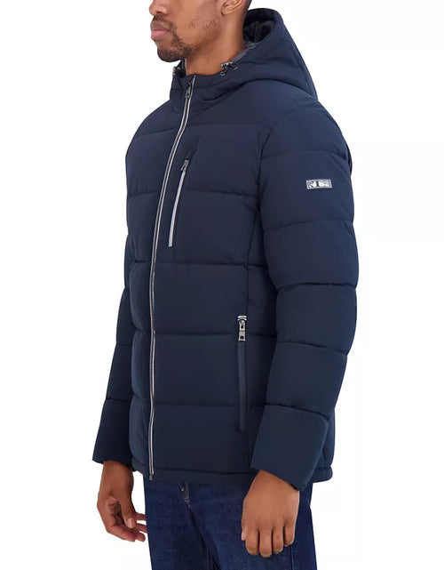 Load image into Gallery viewer, Men'S Quilted Hooded Puffer Jacket