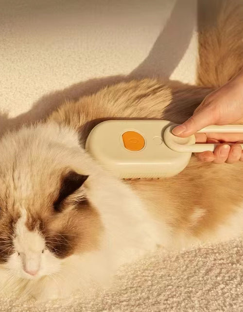 Load image into Gallery viewer, 3-In-1 Dog Hair Brush Cat Hair Brush Electric Pet Cleaning Brush Steam Spray Brush Massage Hair Removal Comb anti Flying Brush