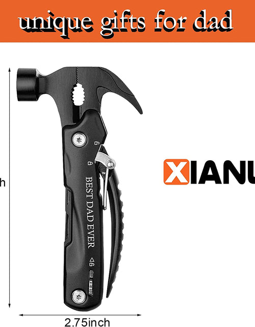 Load image into Gallery viewer, Gifts for Dad, All in One Hammer Multitool, Dad Gifts from Daughter Son, Unique Birthday Gift Idea, Gifts for Dad Who Has Everything and Wants Nothing, Christmas Stocking Stuffers for Dad