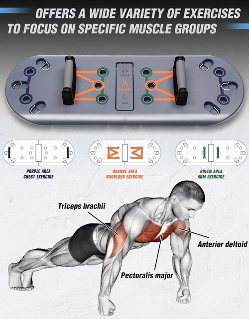 Load image into Gallery viewer, Home Workout Equipment to Help Achieve Fitness Goals, 27-In-1 Portable Gym Exercise Equipment with Compact Push-Up Board, Resistance Bands, Ab Roller Wheel, and Pilates Bar