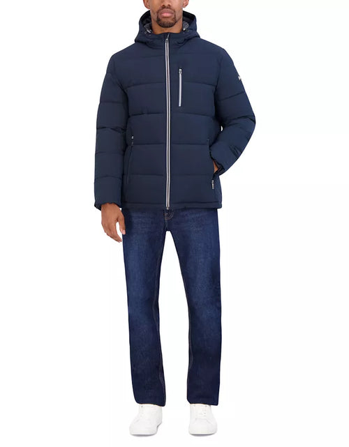 Load image into Gallery viewer, Men'S Quilted Hooded Puffer Jacket