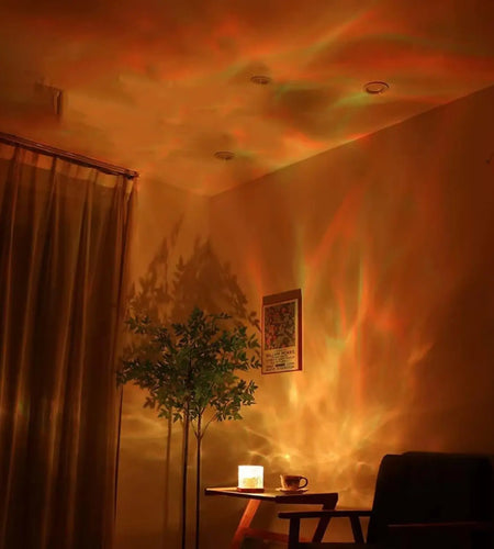 Northern Lights Cube Lamp Ocean Wave Lamp Water Projector Light Luminorthe Cube Lamp Lumena Lights Cube Bedroom Decor 16 Colors