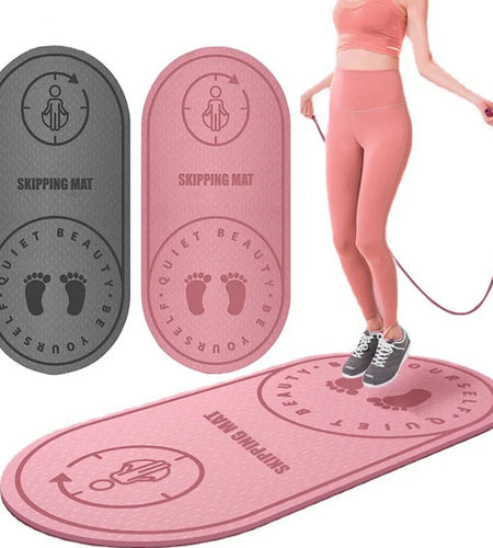 Anti-Noise Jump Rope Mat Tpe Non-Slip Exercise Yoga Mat Home Gym Shock Absorption Pad Portable Outdoor Fitness Accessories