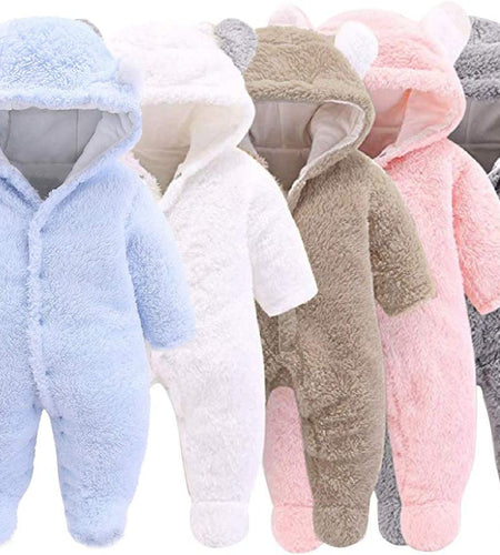 Unisex Baby Clothes Winter Coats Cute Newborn Infant Jumpsuit Snowsuit Bodysuits Registry for Baby Essentials Stuff