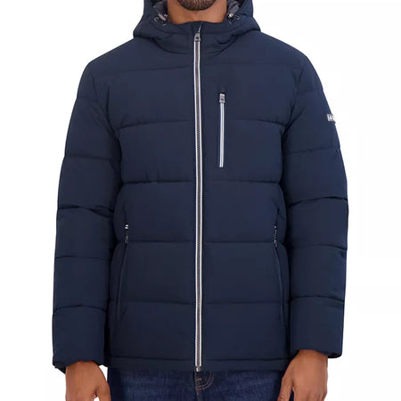 Men'S Quilted Hooded Puffer Jacket