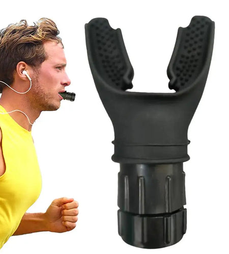 Sports Breathing Trainer Portable Lung Capacity Abdominal Breathing Trainer with Adjustable Intensity Knob Improve Strength